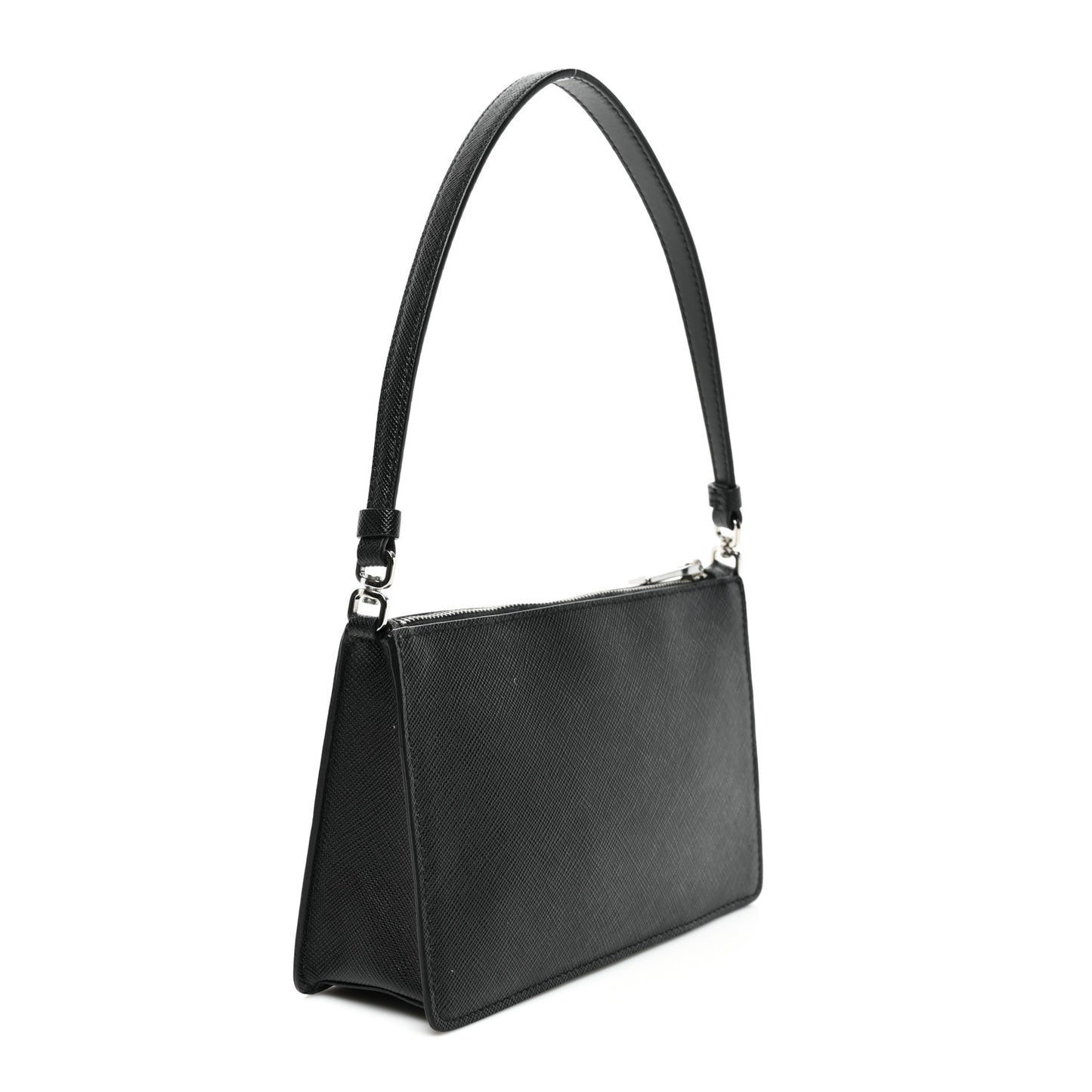 Saffiano Mini Shoulder Bag Black