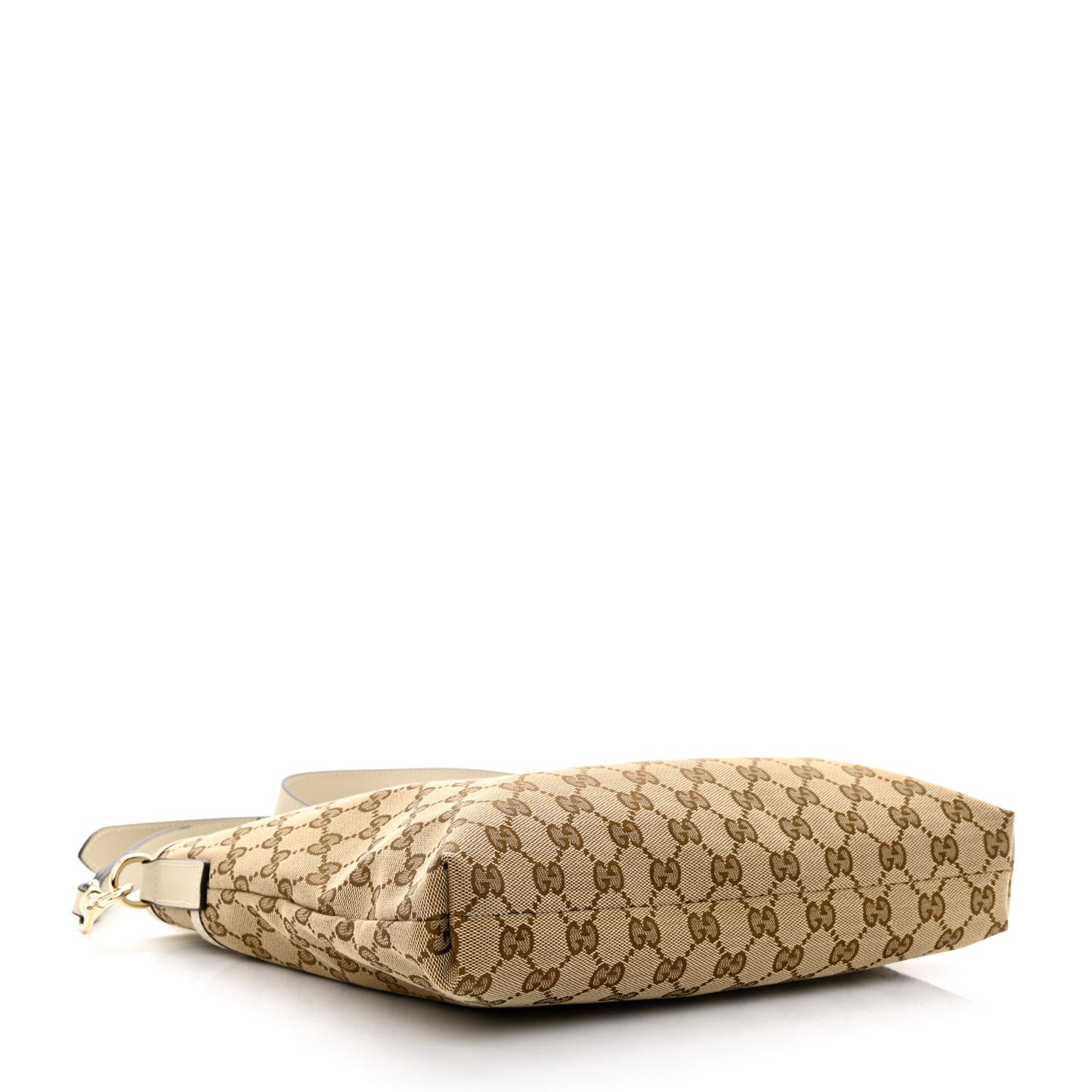 Monogram Medium Flat Messenger Bag Off White