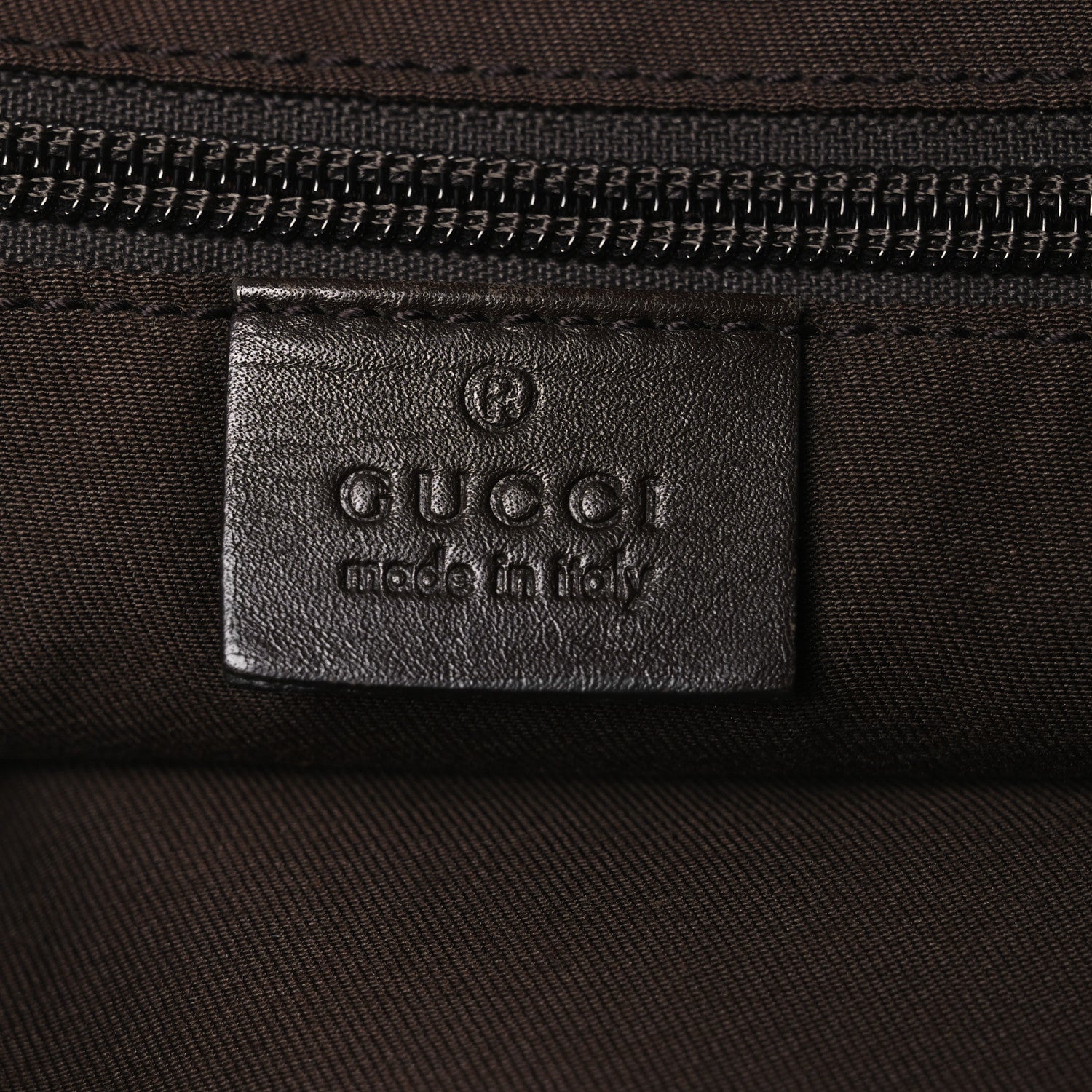 Gucci Monogram Calfskin Perforated Medium Flat Messenger Bag Dark Brown 6 of 17