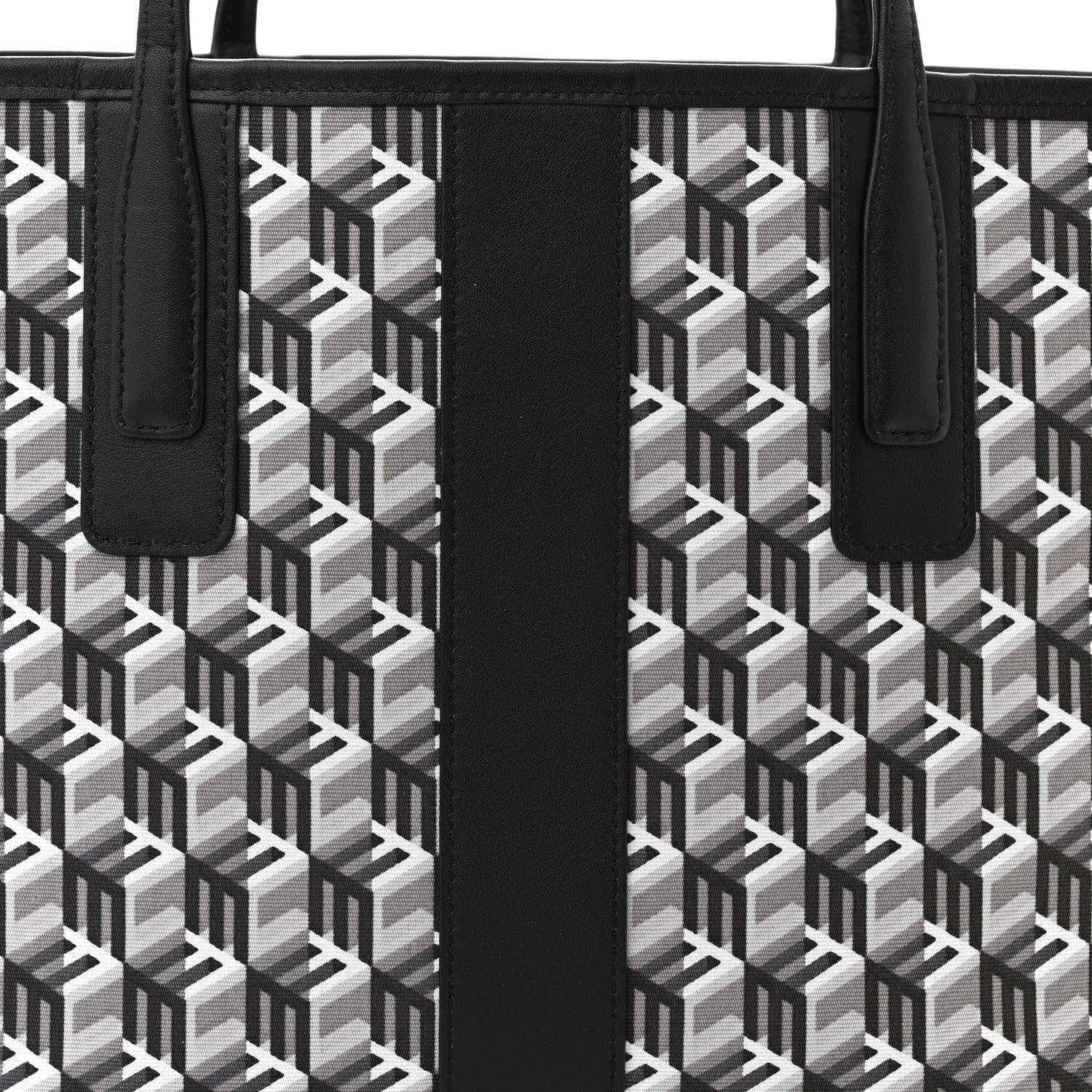 MCM Visetos Small Liz Reversible Shopper Tote Black 12 of 17