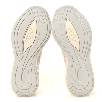 Fendi Tech Fabric Calfskin Womens First 1 Sneakers 36 Latte 6 of 9