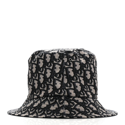 Christian Dior Oblique Reversible Teddy-D Brim Bucket Hat 57 Blue 9 of 15