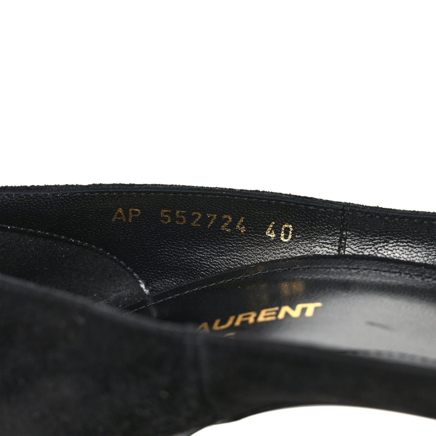 Suede Metal Tip Zoe 105 Pumps 38.5 Black