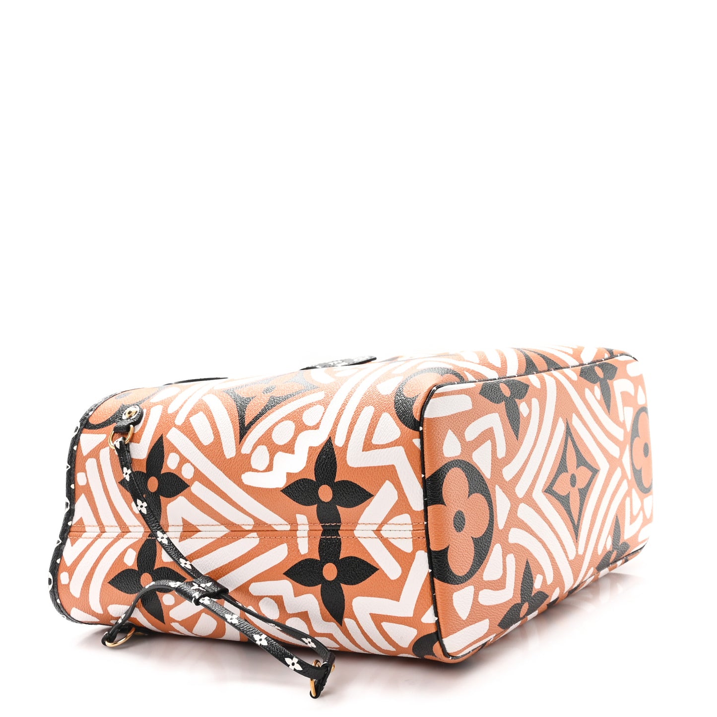 Monogram Giant Crafty Neverfull MM Creme Caramel