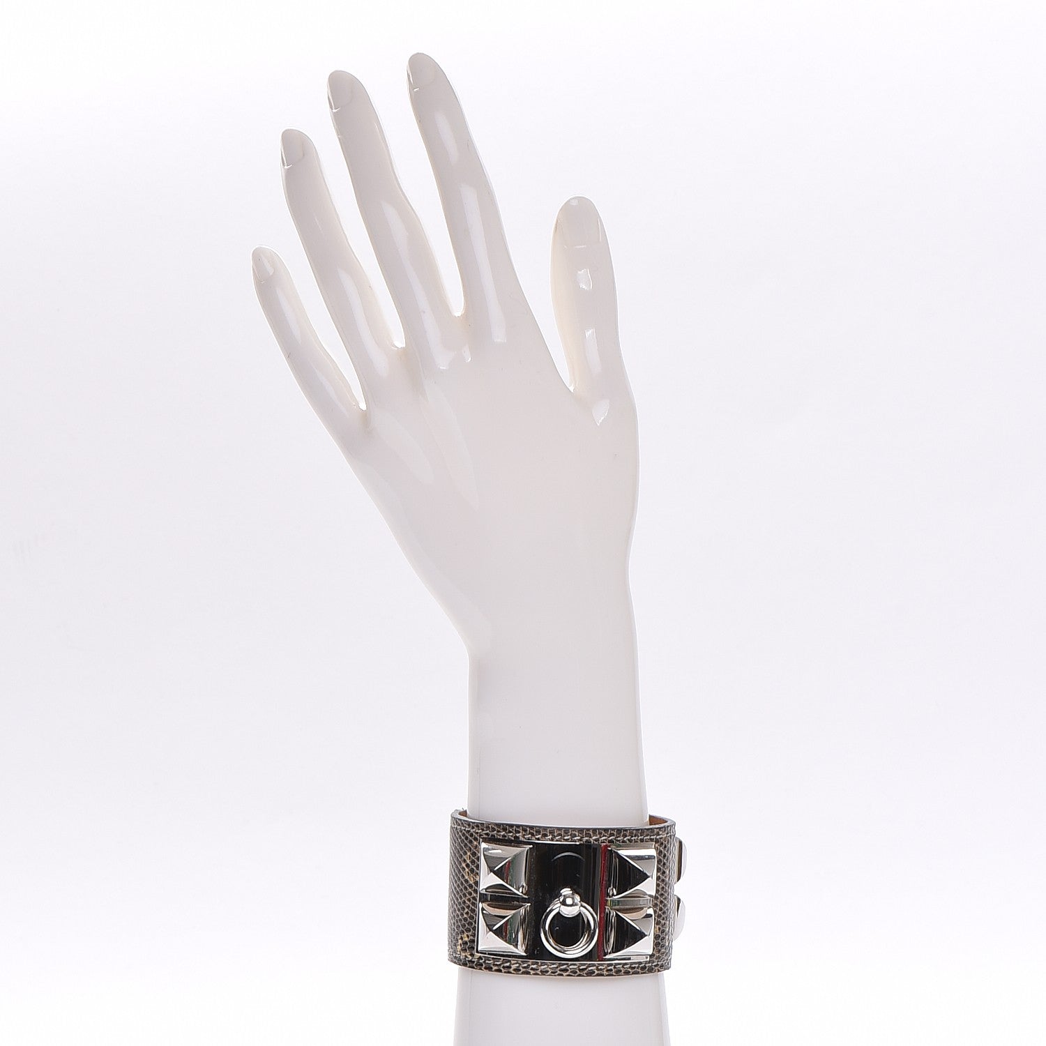 Hermes Lizard Collier De Chien CDC Bracelet S Ombre 2 of 4