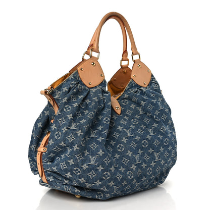 Louis Vuitton Denim Mahina XL Blue 3 of 10
