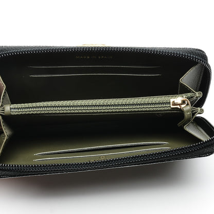 Chanel Caviar Quilted Boy Small Zip Around Wallet Black 5 of 7