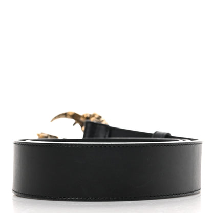 Gucci Calfskin Crystal Double G 40mm Belt 90 36 Black Multicolor 2 of 5