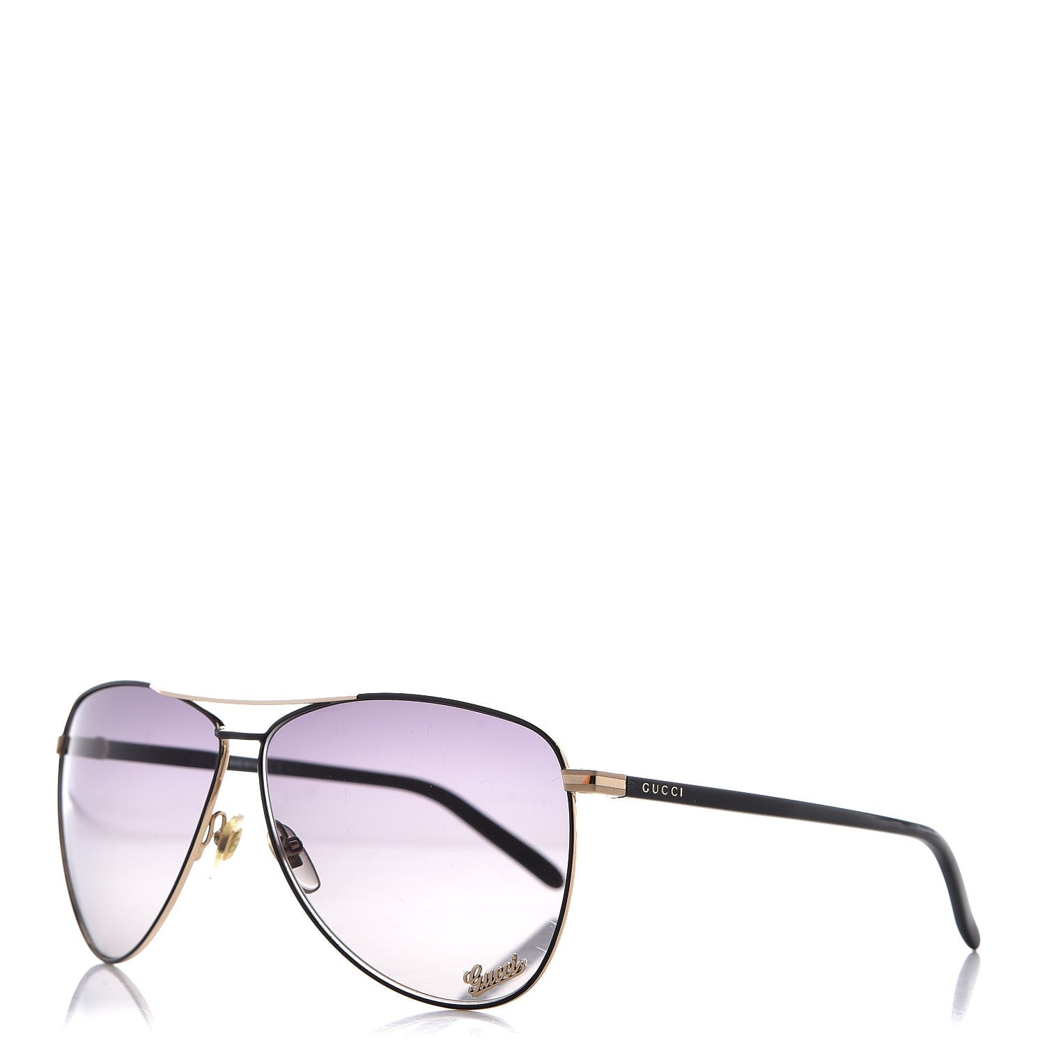 Gucci Aviator GG 4209/S Sunglasses Black 1 of 8