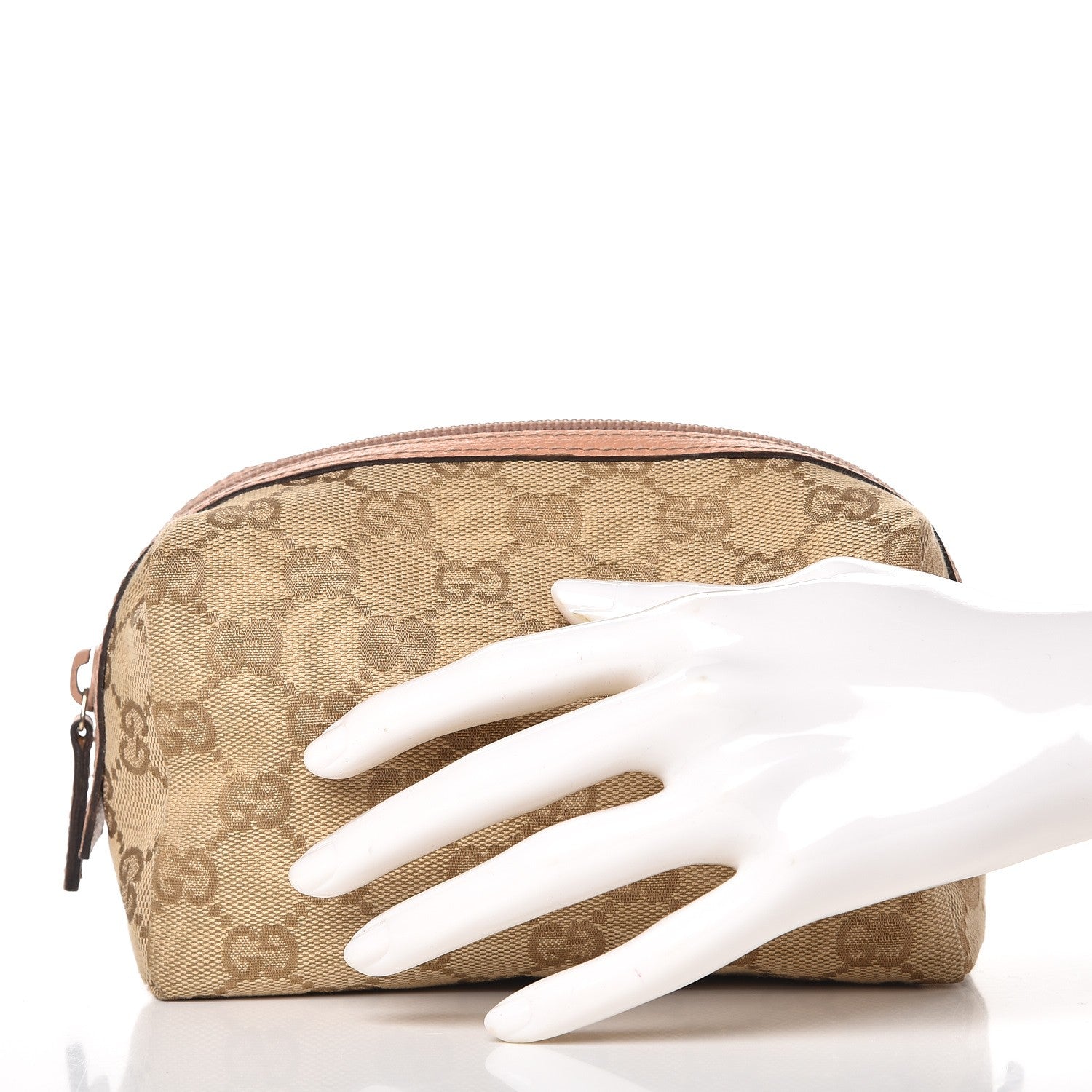 Gucci Monogram Large Cosmetic Case Pink 2 of 8