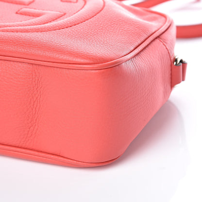 Gucci Pebbled Calfskin Small Soho Disco Bag Begonia Pink 6 of 10