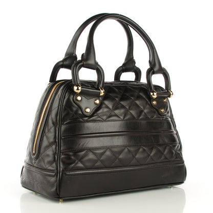 Burberry Lambskin Quilted Westbury Tote Dark Brown 3 of 8