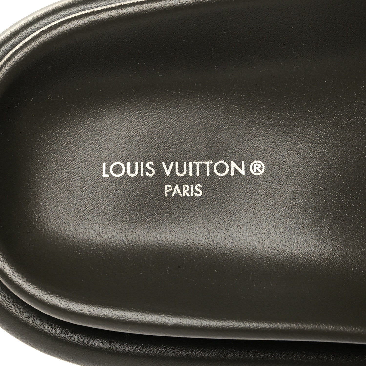 Louis Vuitton Technical Fabric Embossed Monogram Pool Pillow Comfort Mules 38 Khaki 8 of 8