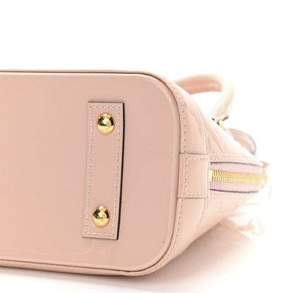 Louis Vuitton Vernis Flowers Alma BB Rose Ballerine 10 of 12
