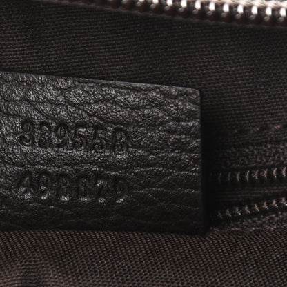 Gucci Crystal Monogram Hobo Dark Brown 6 of 9