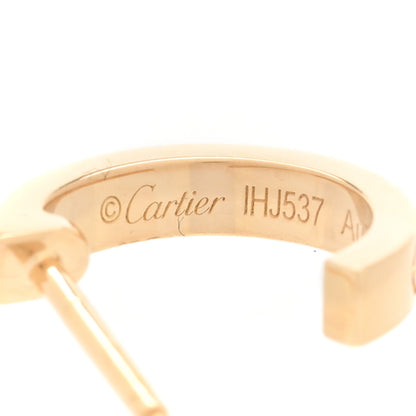 Cartier 18K Yellow Gold Small LOVE Hoop Earrings 4 of 6