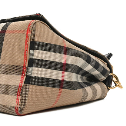 Burberry Vintage Check Hackberry Crossbody Bag Archive Beige Black 9 of 9