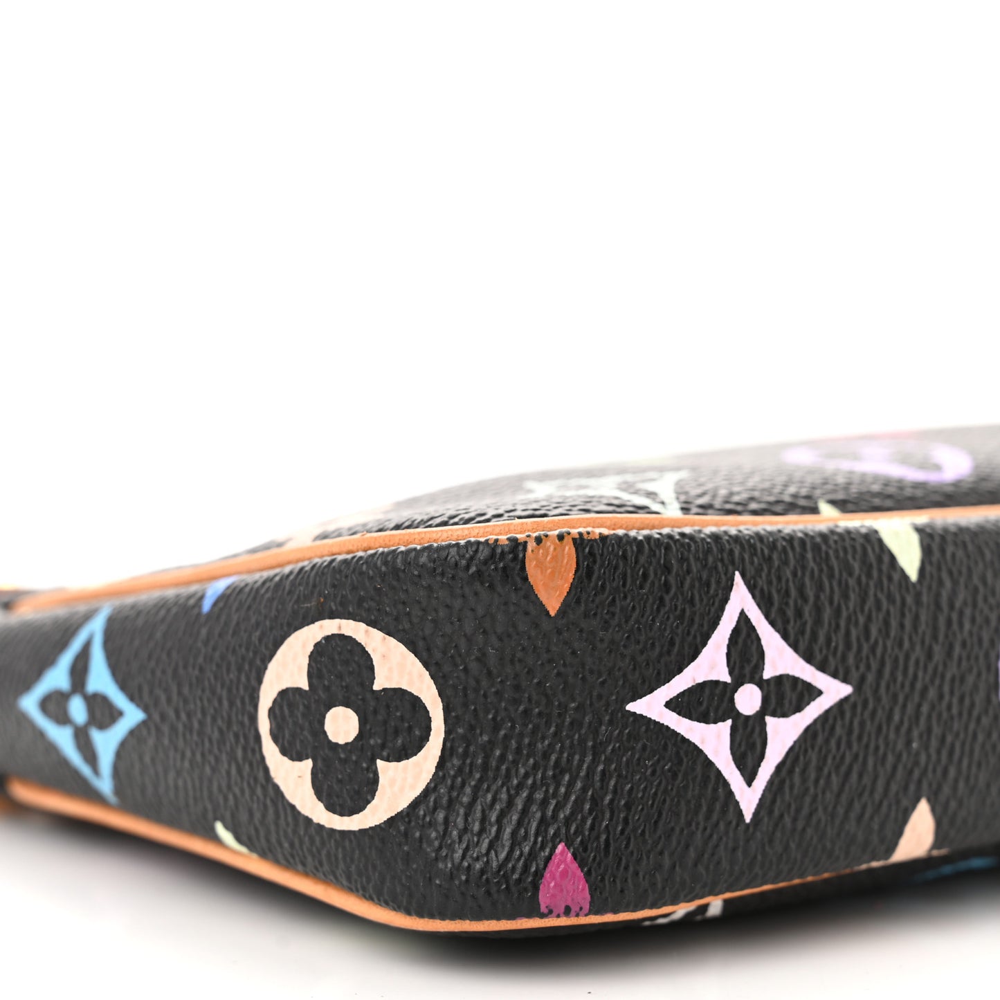 Monogram Multicolor Pochette Accessories Black