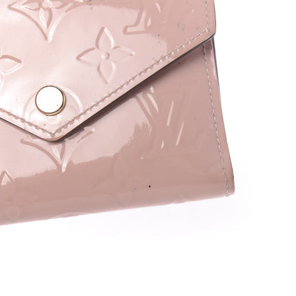 Louis Vuitton Vernis Victorine Wallet Rose Ballerine 10 of 16