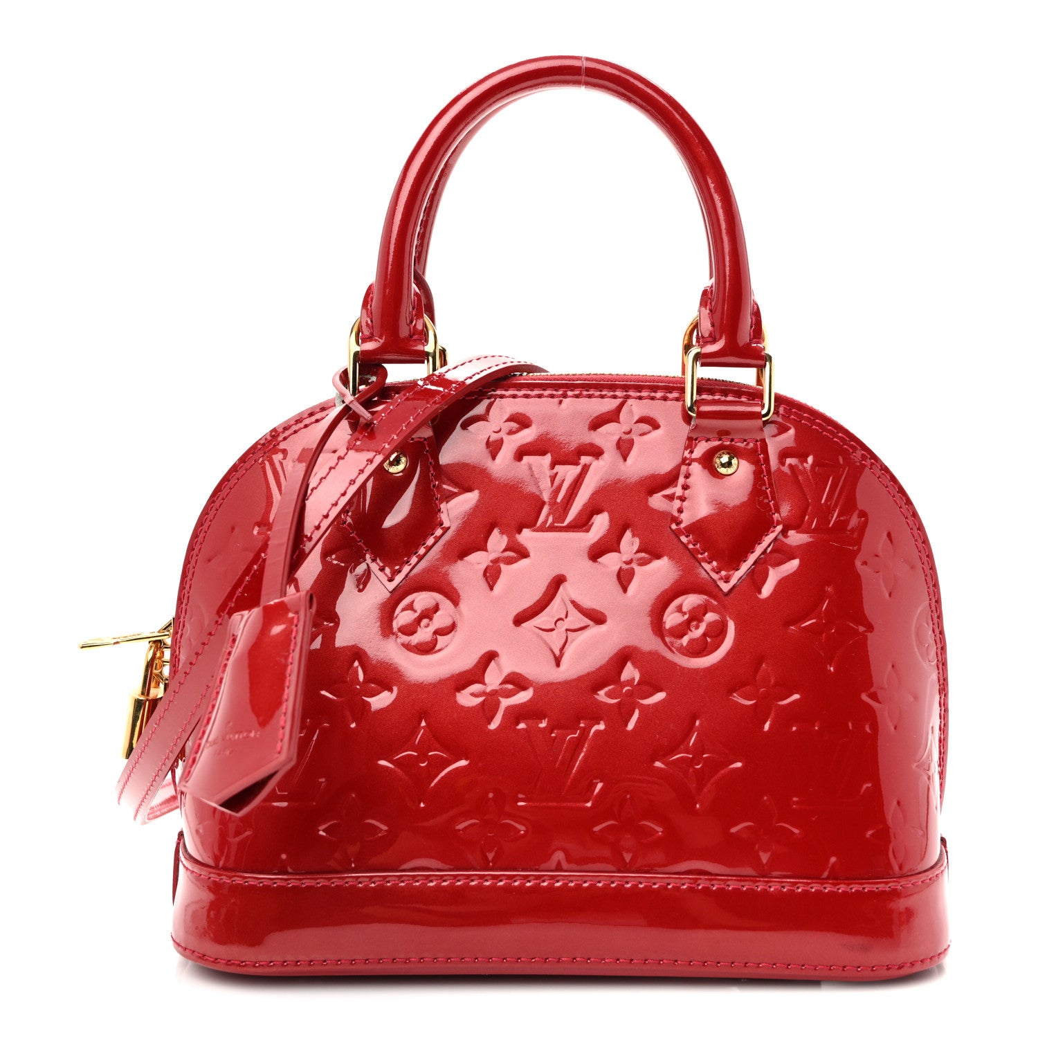 Louis Vuitton Vernis Alma BB Cherry 1 of 10