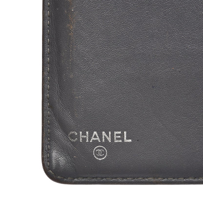 Chanel Patent Camellia Large Yen Wallet Black 6 of 18