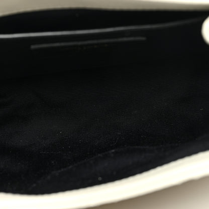 Saint Laurent Lambskin Quilted Monogram Mini Nolita Blanc Vintage 5 of 9