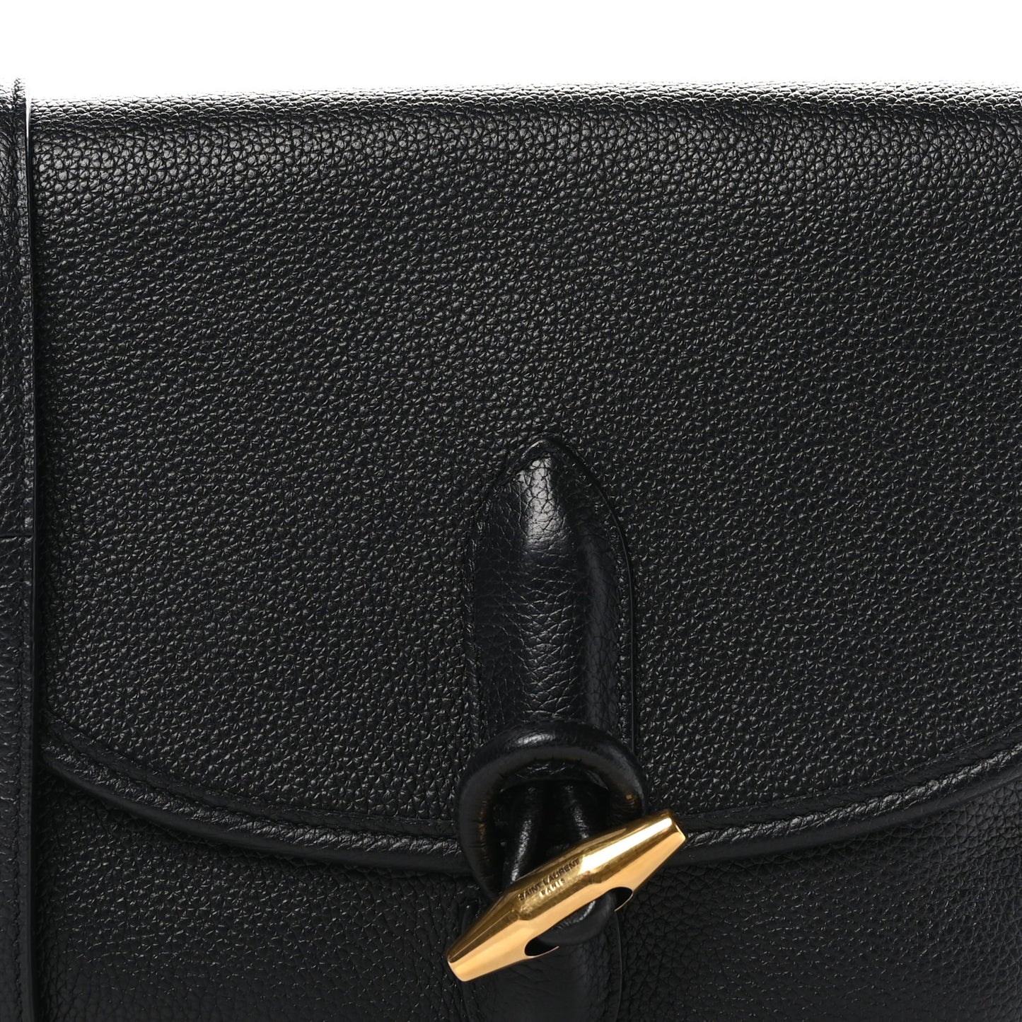 Grained Calfskin Le Caban Satchel Bag Black