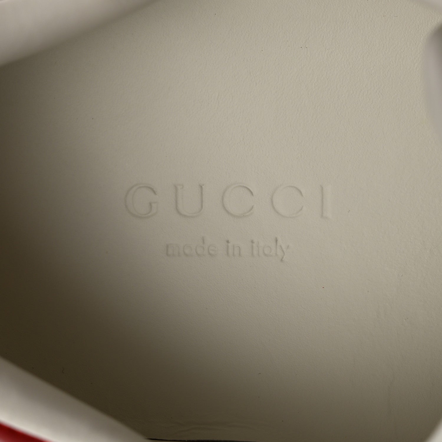 Gucci Calfskin Crystal Web Bee Embroidered Womens Ace Platform Sneakers 35.5 White 8 of 11