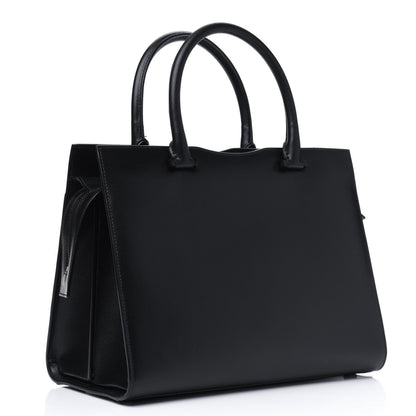 Saint Laurent Grain De Poudre Medium Uptown Tote Black 2 of 4