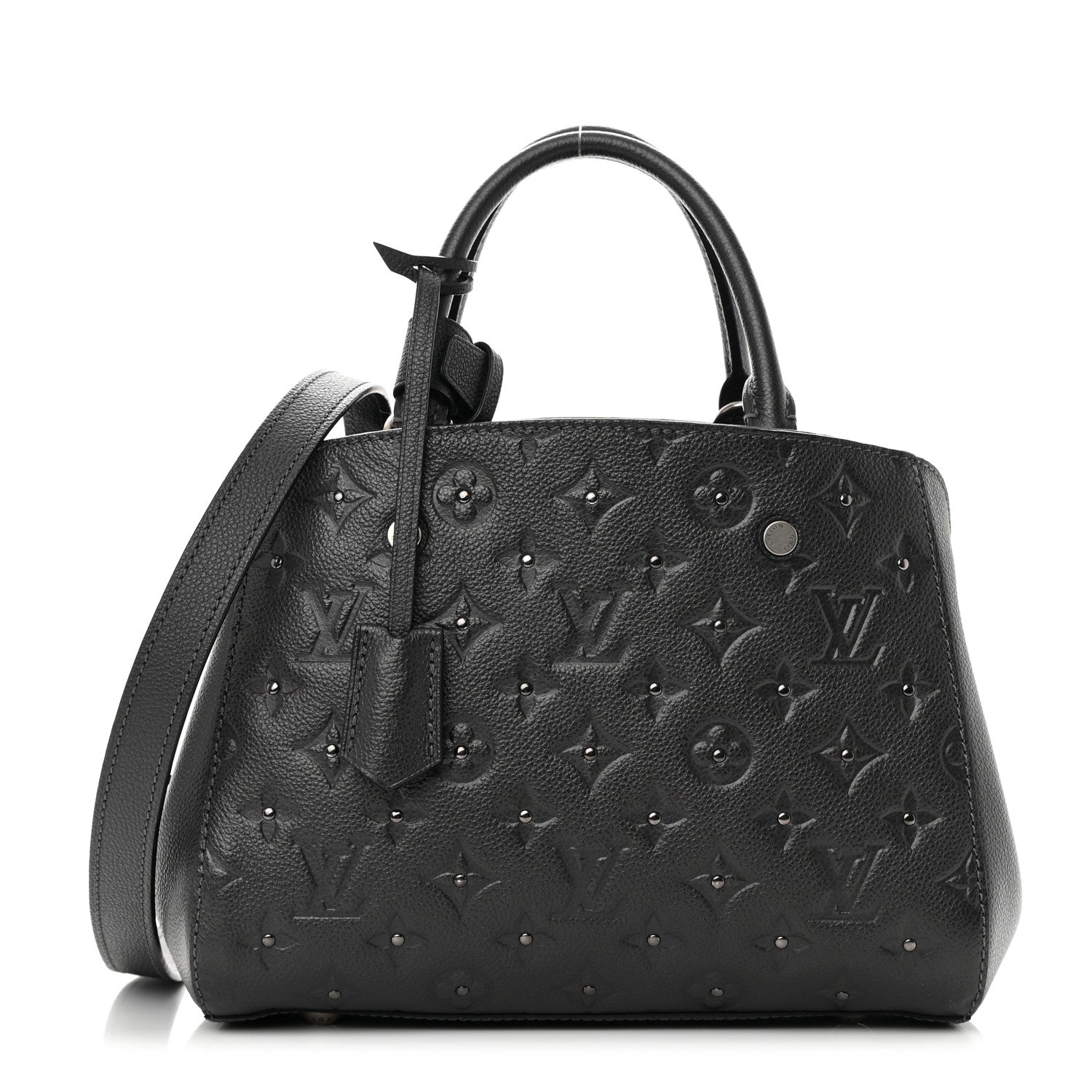 Louis Vuitton Empreinte Studded Montaigne BB Platine 1 of 14