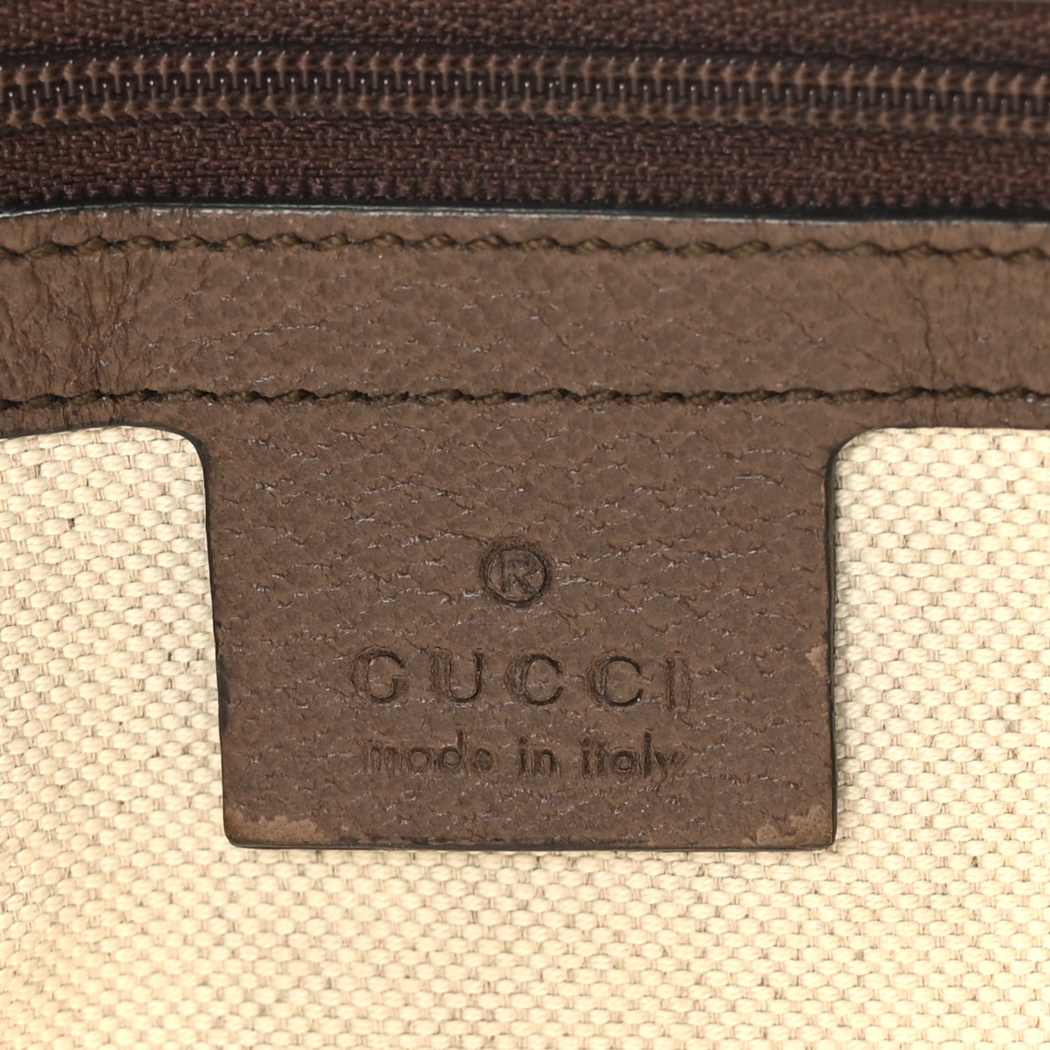 Gucci GG Supreme Monogram Web Ophidia GG Toiletry Case Beige New Acero 6 of 9