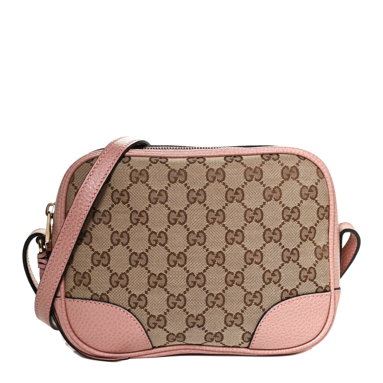 Gucci Monogram Mini Bree Messenger Bag Beige Soft Pink 1 of 11