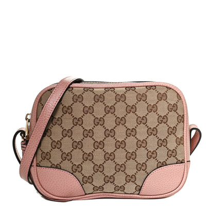 Gucci Monogram Mini Bree Messenger Bag Beige Soft Pink 1 of 11