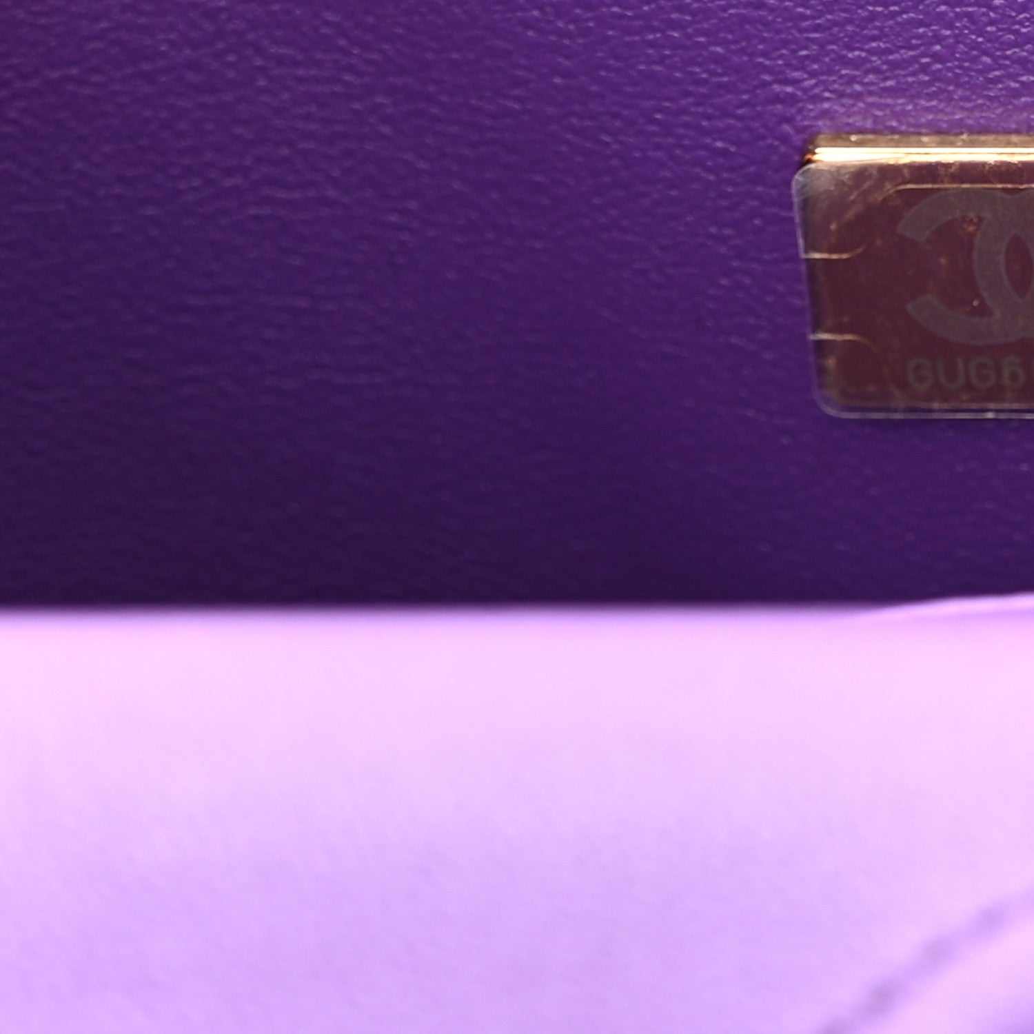 Chanel Caviar Quilted Small Double Flap Dark Purple 7 of 10