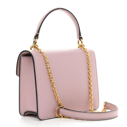 Mulberry Grained Calfskin Small Amberley Top Handle Crossbody Powder Pink 3 of 8