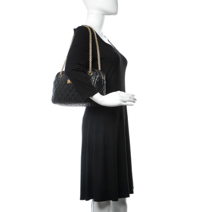 Chanel Aged Calfskin Quilted Medium Reissue Camera Case Black 2 of 12