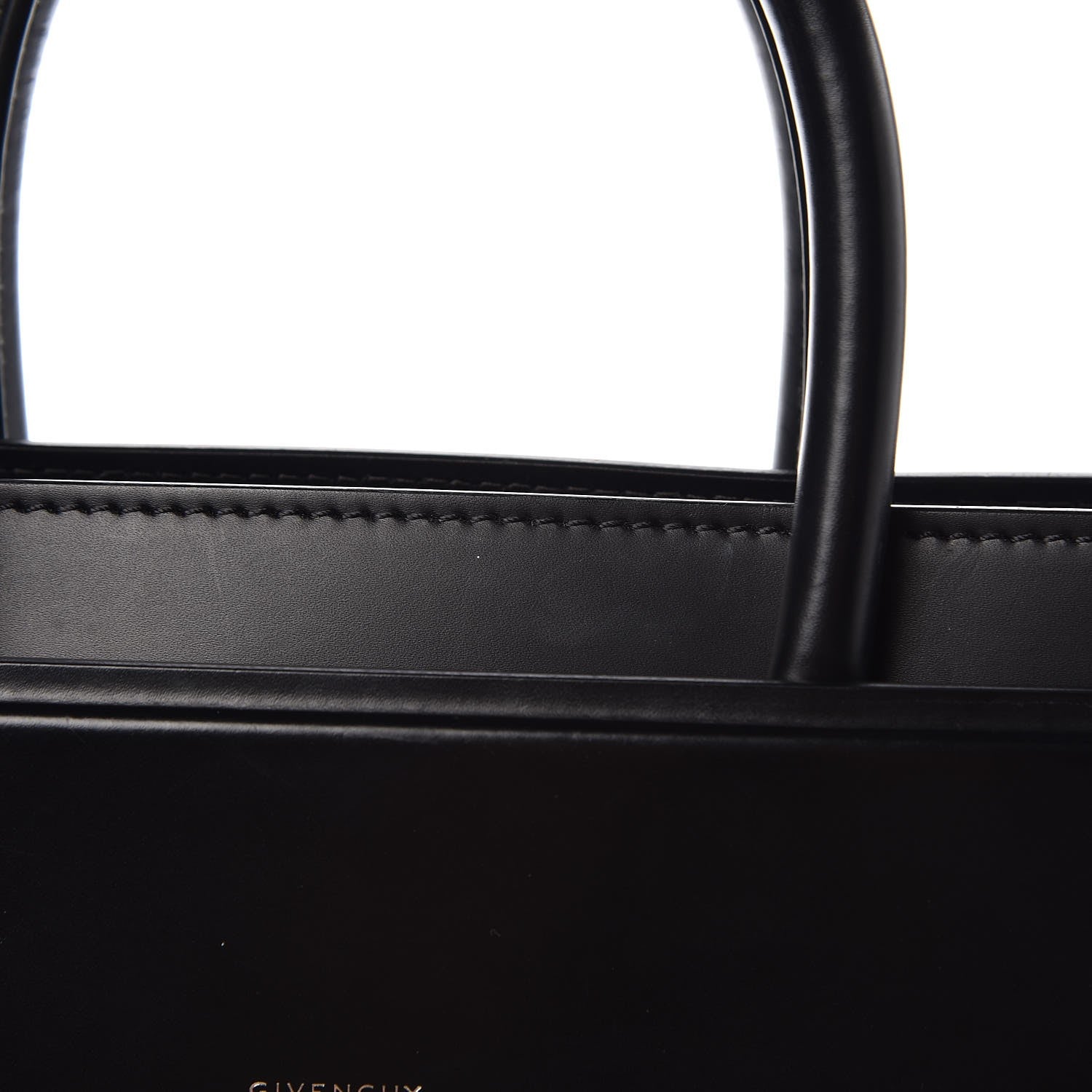 Givenchy Smooth Calfskin Small Horizon Satchel Black 7 of 8