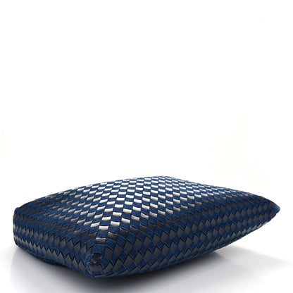 Bottega Veneta Denim Calfskin Intrecciato Large Hop Abyss Indigo 4 of 11