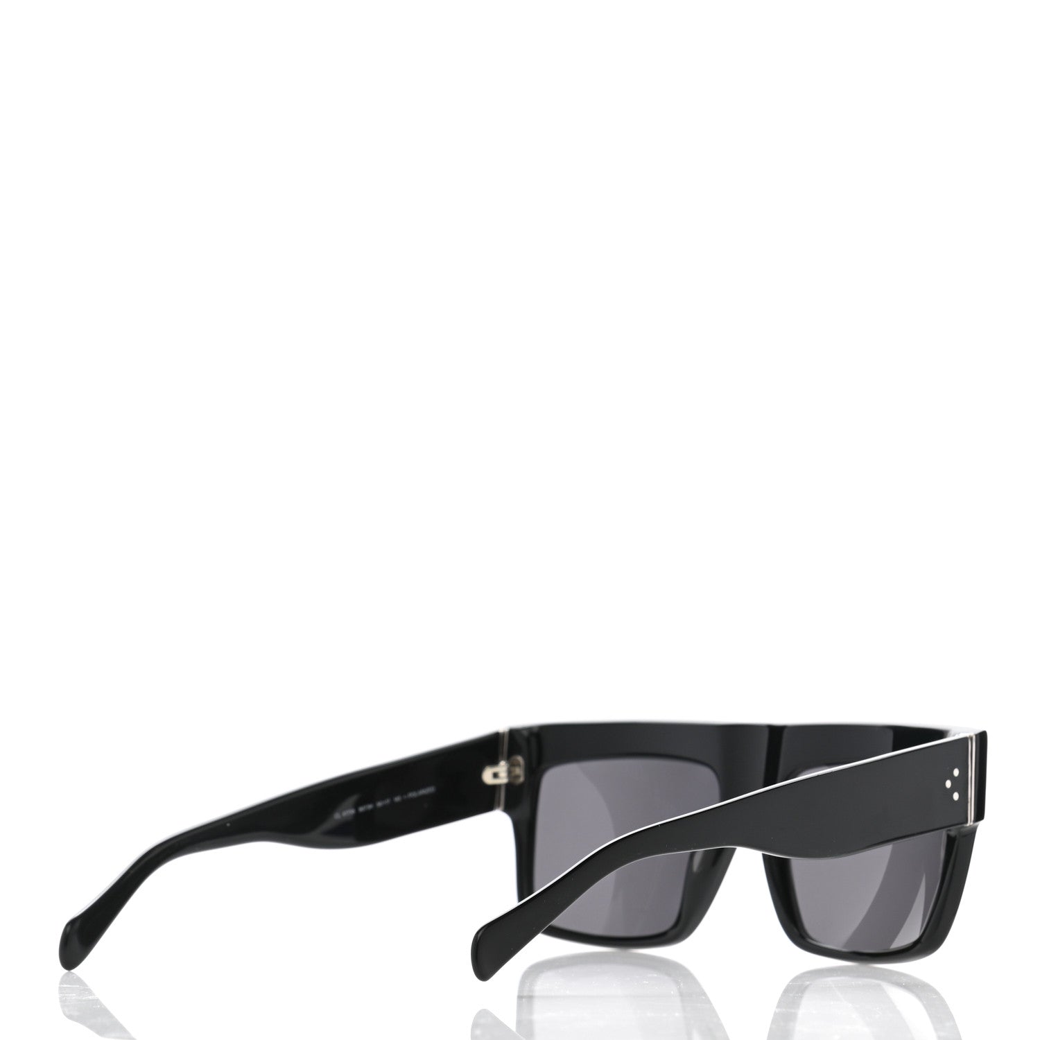 Celine Polarized ZZ Top Sunglasses CL 41756 Black 4 of 6