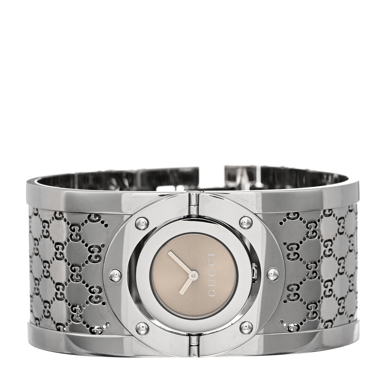 Stainless Steel 33mm Twirl Quartz Watch Brown