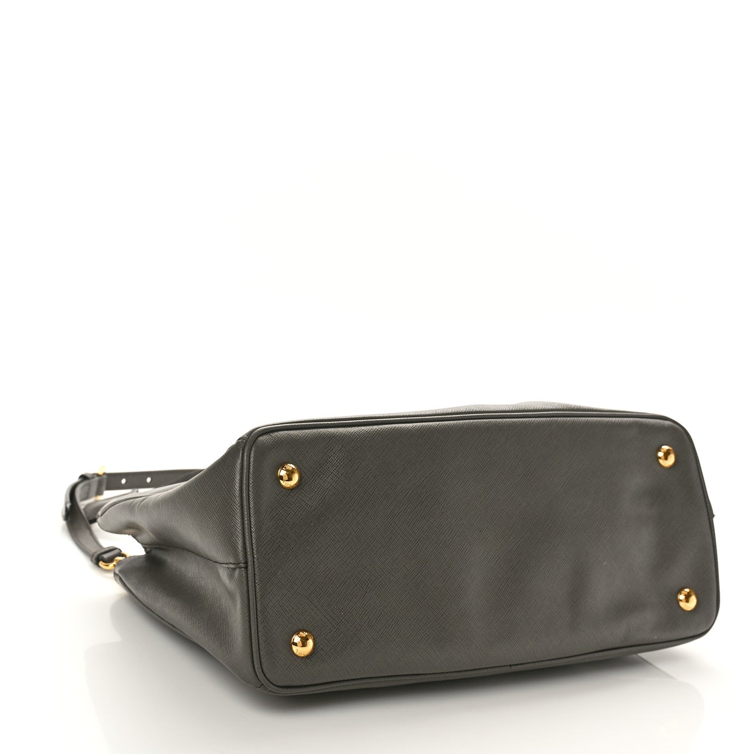 Prada Saffiano Lux Medium Tote Grafite 4 of 10