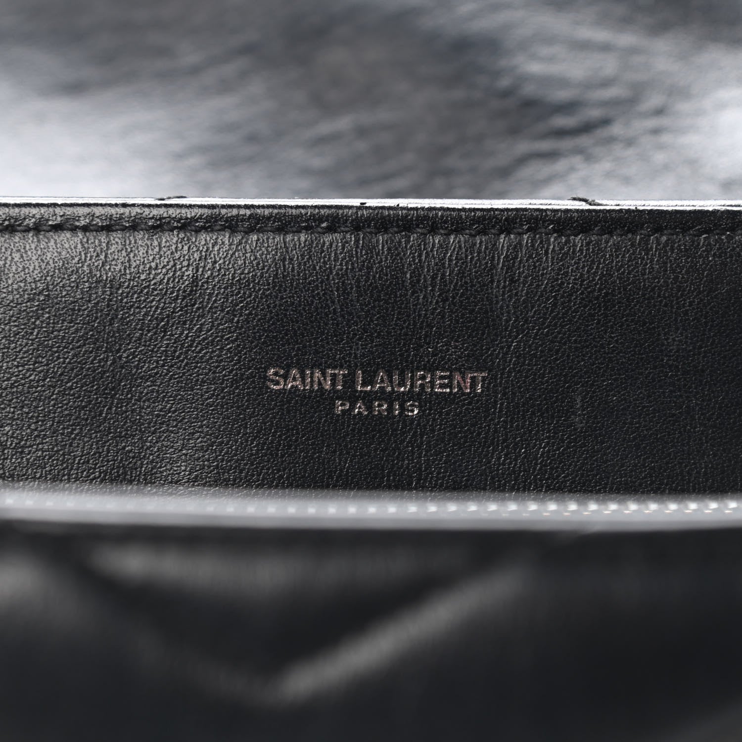 Saint Laurent Calfskin Y Quilted Monogram Medium Loulou Chain Satchel Black 6 of 8