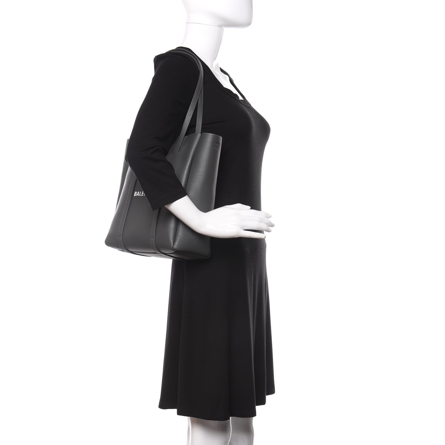 Balenciaga Calfskin XS Everyday Tote Gris Fossile 2 of 11