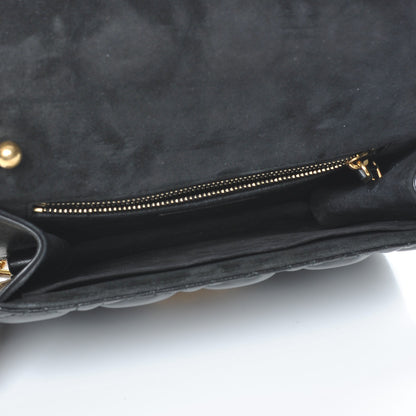 Christian Dior Lambskin Cannage Small Dioraddict Flap Bag Black 7 of 11