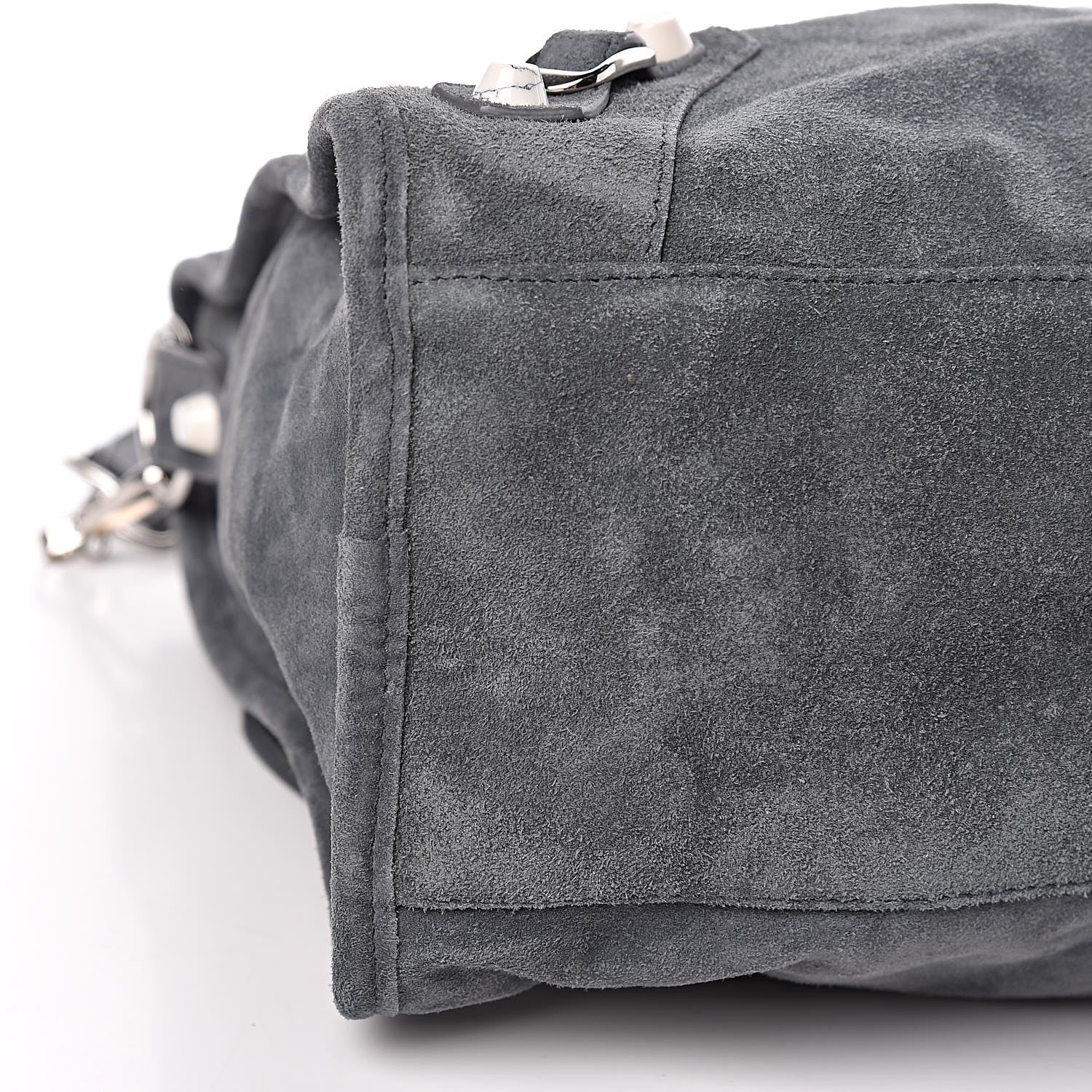 Balenciaga Baby Daim Suede Marble Hardware City Grey 9 of 10