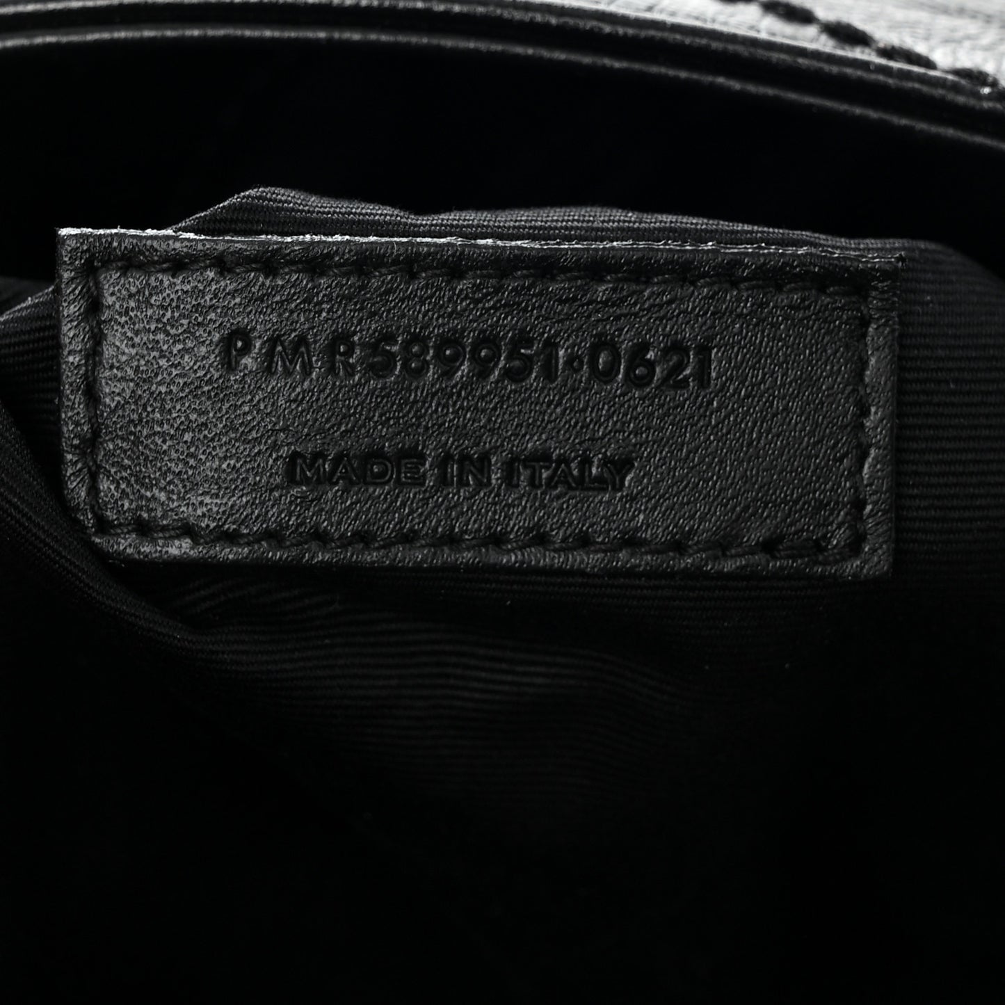 Crinkled Calfskin Matelasse Monogram Medium Niki Shopper Tote Black