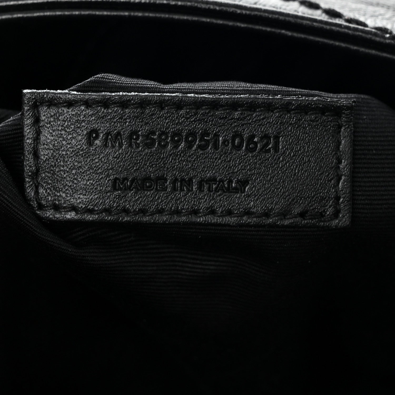 Saint Laurent Crinkled Calfskin Matelasse Monogram Medium Niki Shopper Tote Black 7 of 10