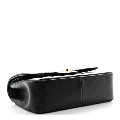 Chanel Lambskin Quilted Jumbo Double Flap Black 8 of 37