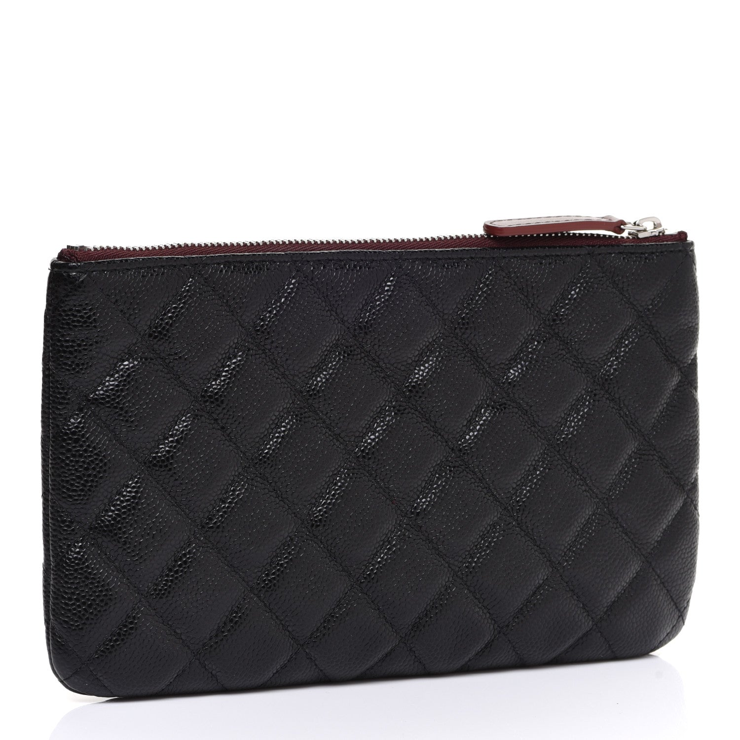 Chanel Caviar Quilted Cosmetic Case Black 3 of 8