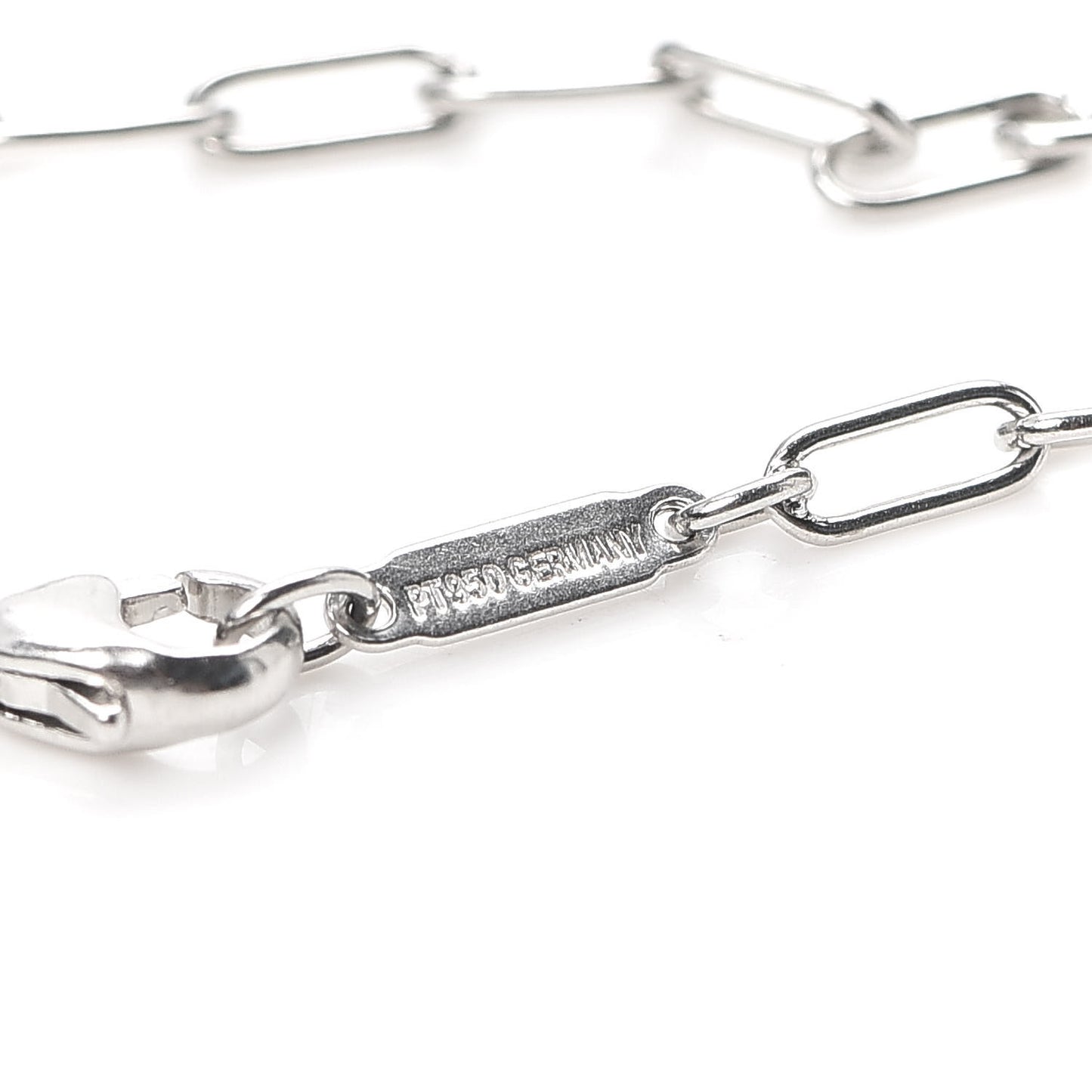 Platinum Chain Link Bracelet